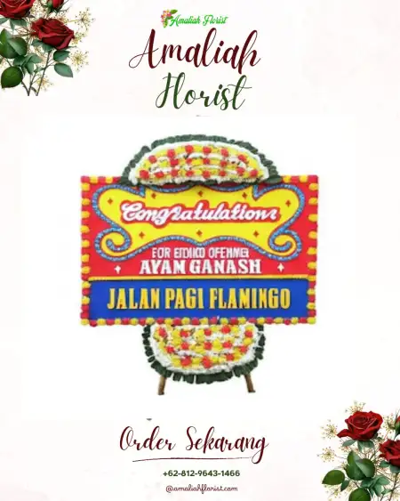 Sewa Papan Bunga Sentani