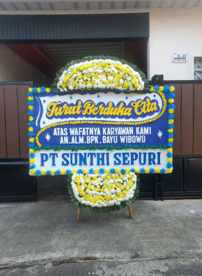 Papan Bunga Duka di Sentani